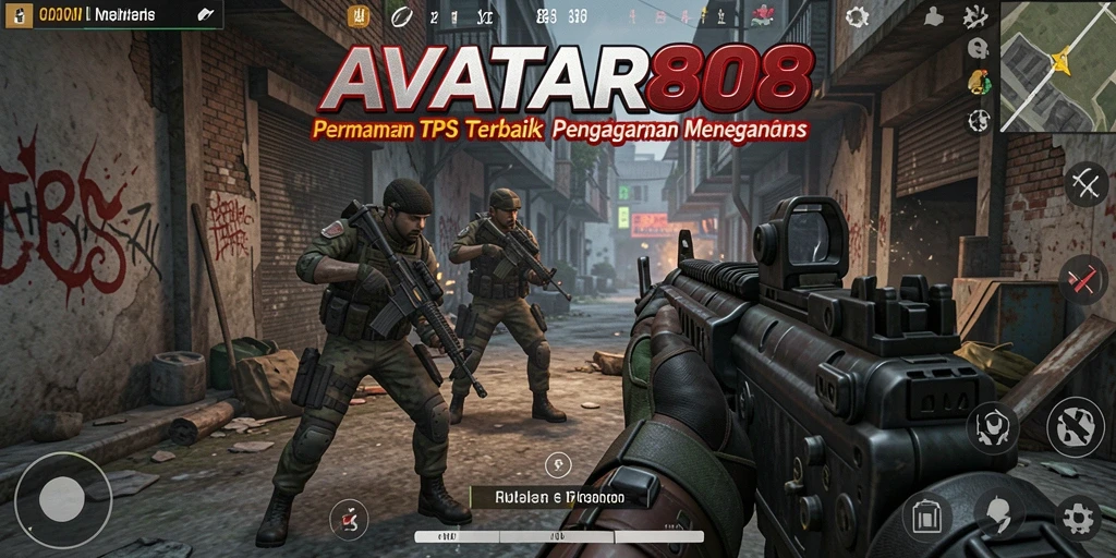 Tampilan gameplay intens dari AVATAR808 yang menegangkan dan interaktif.
