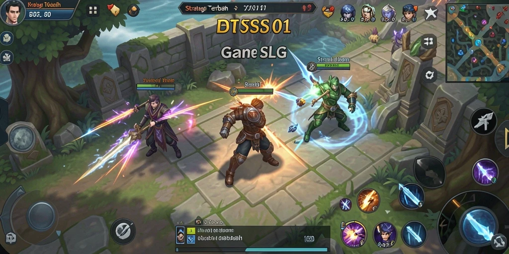 Menampilkan aksi pertempuran strategis dalam gameplay SLG yang mendebarkan.