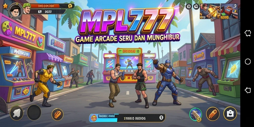 Tampilan screenshot MPL777 menunjukkan gameplay Arcade yang menarik dan penuh aksi.