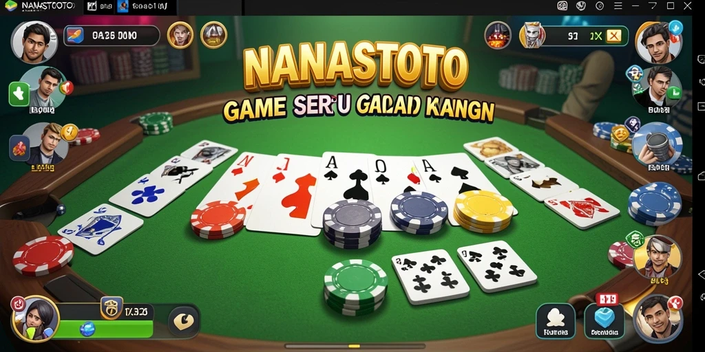 Screenshot menampilkan gameplay Gaple yang seru dan interaktif.
