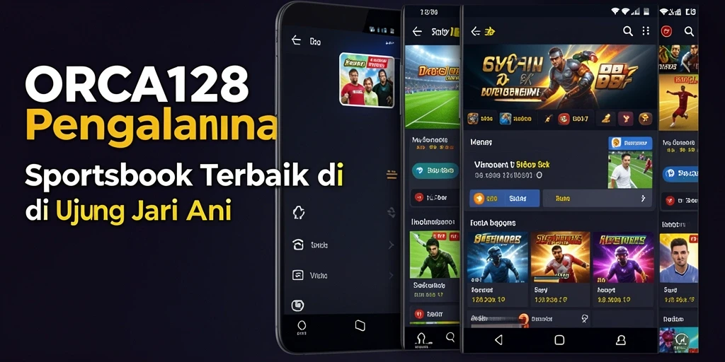 Screenshot gameplay ORCA128 menampilkan berbagai pilihan taruhan olahraga.