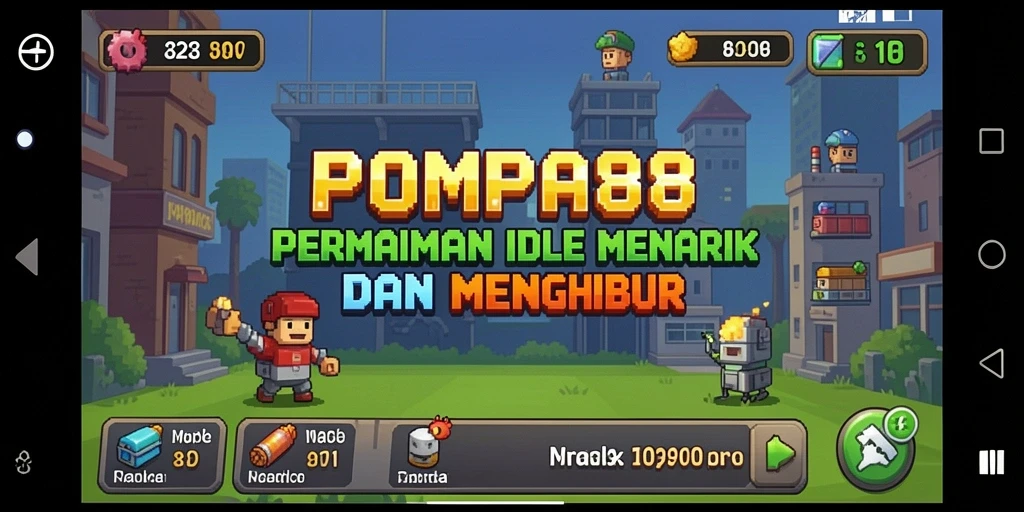Tangkapan layar gameplay menunjukkan pengalaman Idle yang mengasyikkan.