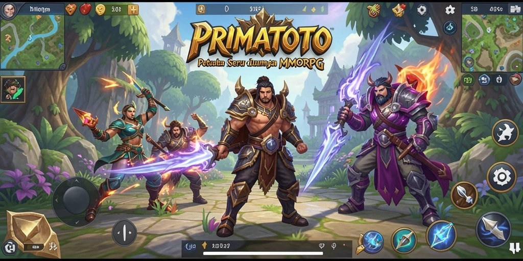 Tampilan gameplay seru dalam dunia <strong>PRIMATOTO</strong> yang fantastis.