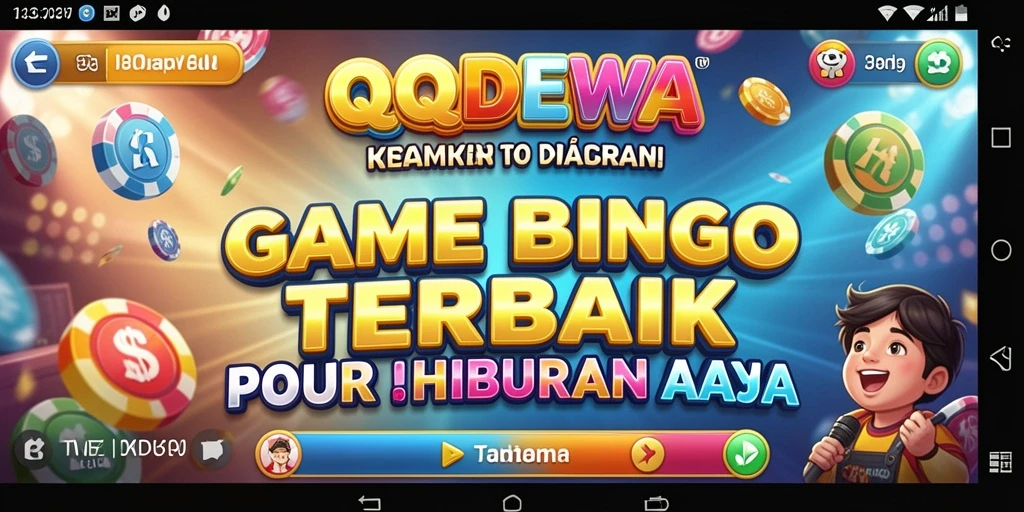 Gambaran gameplay Bingo yang seru di QQDEWA.