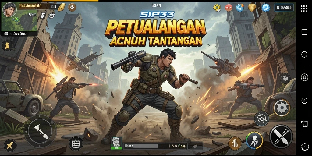 Screenshot menunjukkan aksi pertarungan yang mendebarkan di SIP33.