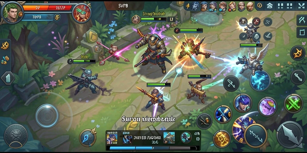 Tampilan gameplay yang memukau dan penuh aksi dalam SVIP8.