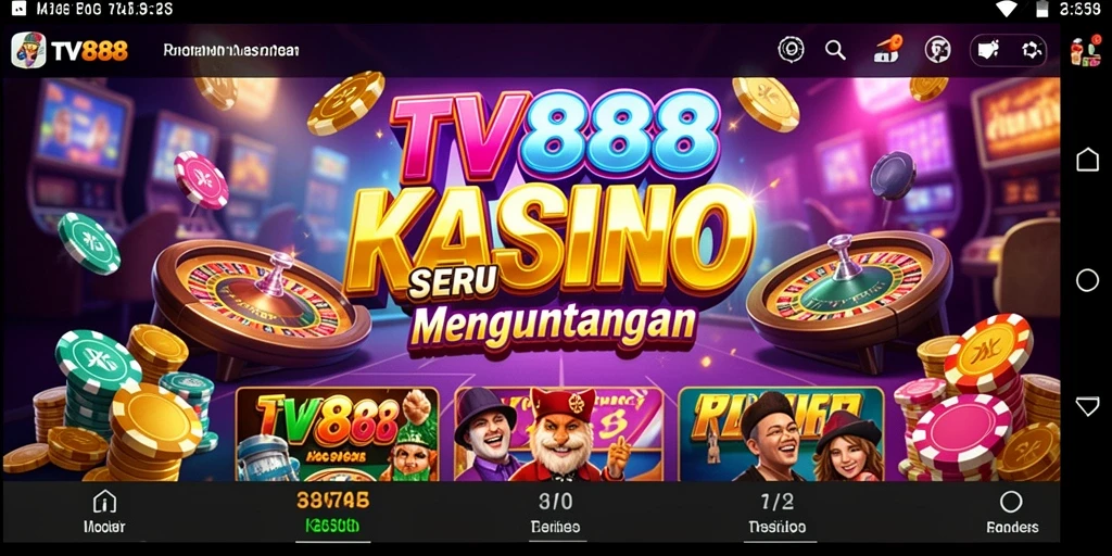 Screenshot gameplay TV888 menampilkan permainan kasino yang menarik dan interaktif.