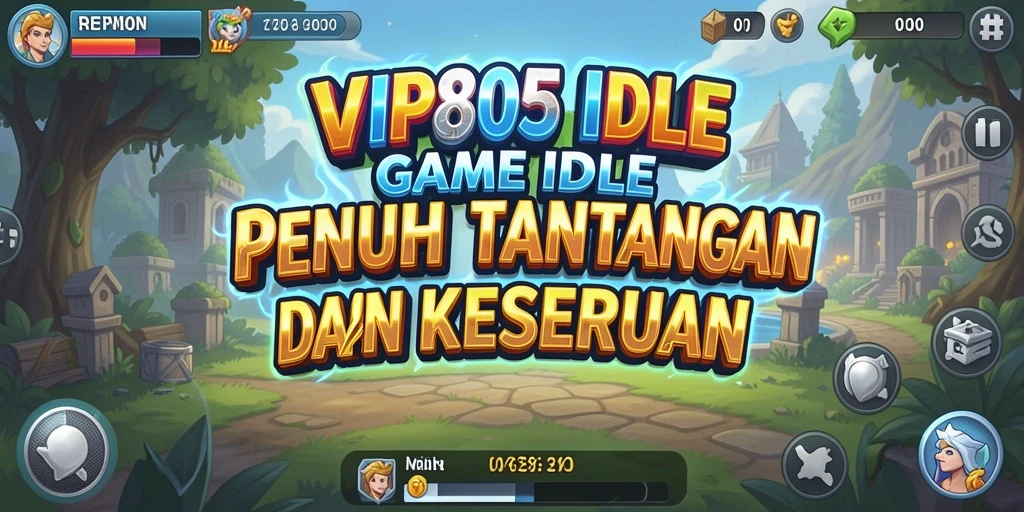 Screenshot gameplay VIP805 menampilkan keseruan dan tantangan dalam mengelola sumber daya.